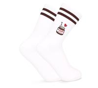 Kaempe Socks for Nutella (3-8), Cotton Socks for Nutella Chocolate Spread, Gifts for Girlfriend