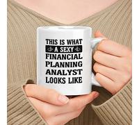 Kaenue This is What A Financial Planning Analyst Looks Like Ceramic Coffee Mug 11oz, with Handle Novelty Tea Cup, Funny Gift for Financial Planning Analyst