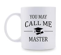 Kaenue You May Call Me Master MBA Masters Graduation Ceramic Coffee Mug 11oz, Novelty Tea Cup, Graduation Gift for Daughter Son Grandson Granddaughter Friend Brother Sister