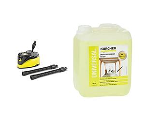 Kärcher 2.644-074.0 T7 Plus T-Racer Surface Cleaner & 5 L Canister Pressure Washer Detergent, Universal Cleaner