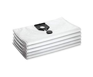 Kärcher 5 piecee fleece filter bags 2.889-155.0 for NT 40/1 50/1 Tact Te L and Tact Te M