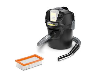Kärcher AD 2 Battery Ash Vacuum Cleaner and Dry Vacuum Cleaner (with Filter Cleaning, 14 Litre Metal Container, Cleaning Without Dirt Contact, 18 V Battery Platform)
