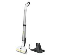 Kärcher Electric mop EWM 2, cordless mop with 2 rotating microfibre rollers, battery life: approx. 20 min, coverage area per battery charge: approx. 60 m²