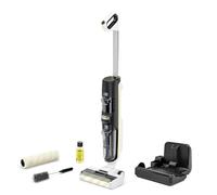 Kärcher FCV 4 Dry Extra, wireless vacuum mop with 4 cleaning modes, battery life: approx. 45 minutes, surface capacity per battery charge: approx. 200 m², cleaning, charging and drying station