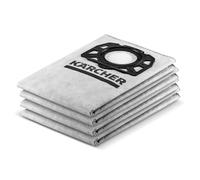 Kärcher 2.863-355.0 WD Renovation Filter Bags KFI 489, Fleece, Grey