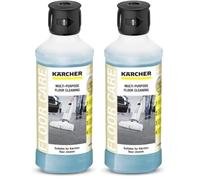 Kärcher Floor Cleaner Universal RM 536, for streak-free results on all hard floors, 500ml concentrate yields diluted 40l cleaning liquid. (Pack of 2)
