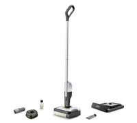Kärcher Hard Floor Cleaner FC 2-4 Battery Set, Wireless Floor Cleaner with Rotating Microfibre Roller, Battery Life: Approx. 20 Minutes, Surface Capacity per Battery Charge: Approx. 70 m², with