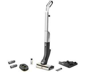 Kärcher Hard Floor Cleaner FC 4-4 Battery Set, Wireless Floor Cleaner with 2 Rotating Microfibre Rollers, Battery Life: Approx. 30 Minutes, Surface Capacity per Battery Charge: Approx. 90 m², with