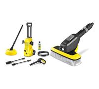 Kärcher high-pressure washer K 2 Home, pressure: max. 110 bar, flow rate: 360 l/h, area: 20 m²/h, weight: 4.2kg, high-pressure hose, dirt blaster, Home Kit + WB 7 Plus 3-in-1 Wash Brush