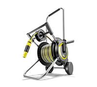 Kärcher Hose Trolley HT 4.20 Set, High Stability, Angled Hose Connection, Includes Syringe Holder, 20 m Kärcher Hose and Irrigation Accessories, Black