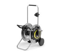 Kärcher Hose Trolley HT 6 M Moveable with Extra Wide Base, Heavy Duty Metal Hose Reel, Height Adjustable Handle, Black