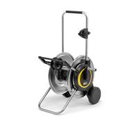 Kärcher Hose Trolley HT 6 M Moveable with Extra Wide Base, Heavy Duty Metal Hose Reel, Height Adjustable Handle, Black