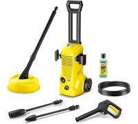 Kärcher high-pressure washer K 2 Home, pressure: max. 110 bar, flow rate: 360 l/h, area: 20 m²/h, weight: 4.2 kg, high-pressure gun, high-pressure hose, dirt blaster, Home Kit