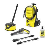Kärcher K 4 Classic Home Pressure Washer, Pressure: max. 130 bar, Flow Rate: 420 l/h, Area: 30 m²/h, Water Filter, Weight: 4.6 kg, high-Pressure Gun, Dirt Blaster, Spray Lance, Home Kit