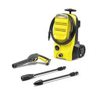 Kärcher K 4 Classic Pressure Washer, Pressure: max. 130 bar, Flow Rate: 420 l/h, Area Coverage: 30 m²/h, Water Filter, Weight: 4.6 kg, high-Pressure Hose and Gun, Dirt Blaster, Spray Lance