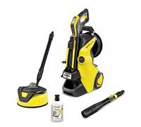 Kärcher K 5 Premium Smart Control Home Pressure Washer: Innovative Link to an App Via Bluetooth - for Multiple Cleaning Tasks - Incl. Hose Reel and Home Kit Yellow/Black