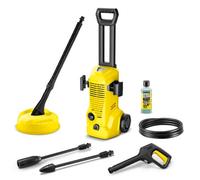 Kärcher high-pressure washer K 2 Home, pressure: max. 110 bar, flow rate: 360 l/h, area: 20 m²/h, weight: 4.2 kg, high-pressure gun, high-pressure hose, dirt blaster, Home Kit
