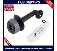 Kärcher K2 - K3 High Pressure Washer Elbow Outlet Pipe With Clamp - 40640470