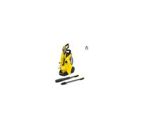 Kärcher K4 Power Control Flex Pressure Washer 130 Bar, 420L/h, 30 m²/h Coverage, Water Filter, 11.5kg, Hose & Dirt Blaster, Yellow/Black