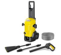 Kärcher high-pressure washer K 4 WCM Flex eco!Booster, pressure: max. 130 bar, flow rate: 420 l/h, coverage: 30 m²/h, weight: 11.5 kg, extra flexible high-pressure hose, eco!Booster, dirt blaster