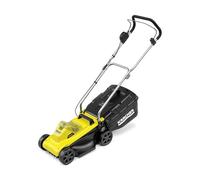 Kärcher LMO 2-18 Cordless Lawnmower, Grass Catcher Container Volume 30 L, 5-Level Cutting Height Adjustment 3,500 rpm, without Battery and Charger, Yellow