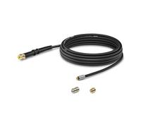 Kärcher Pipe Cleaning Kit PC 7.5 for Pressure Washers (Length: 7.5 m), 360° Cleaning Effect Thanks to Rotating Nozzle Made of Brass and Stainless Steel, Flexible Quality Hose, Black