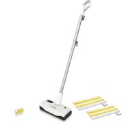 Kärcher SC 1 Upright Steam Mop, heat-up time: 30 s, area coverage: approx. 30 m², tank: 0.2 l, weight: 2.1 kg, EasyFix floor nozzle (Large), 2 microfibre floor cloths (Large), descaling cartridge