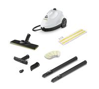Kärcher SC 2 EasyFix Steam Cleaner, Steam Pressure: 3.2 Bar, Heating Time: 6.5 Min., Power: 1,500 W, Surface Power: 75 m², Tank: 1 L, with EasyFix Floor Cleaning Kit, Nozzles and Microfibre Cover,