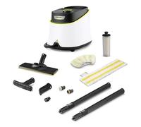 Kärcher SC 3 Deluxe Home Steam Cleaner, 30 sec heat-up | 1900W, 3.5 bar, 1L, 75m², includes Floor Cleaning Kit, Descaling Cartridge, Nozzles, White