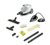 Kärcher steam cleaner SC 4 EasyFix Iron (performance per tank: approx. 100 m², heating time: 4 min, refillable & removable tank, cable storage space, parking position, additional accessories)
