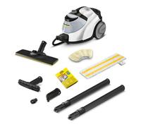 Kärcher SC 5 EasyFix Steam Cleaner with hot water connection, steam pressure: 4.2 bar, heating time: 3 min, area: approx. 150 m², tank: 0.5 l + 1.5 l, incl. floor cleaning set EasyFix and nozzles