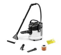 Kärcher SE 4 Select Spray Extraction Cleaner, 2-in-1 spray extraction hose, two water tanks: 4 l each, floor nozzle with hard surface attachment, wash upholstery nozzle