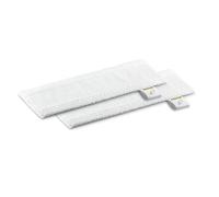 Kärcher Sensitive Floor Cloth Set EasyFix with 2 high-Quality Soft Cloths for Gentle Cleaning of Delicate Sealed Floors, Original Accessory for Kärcher steam Cleaners