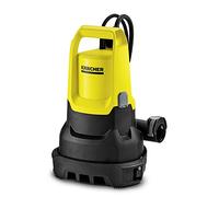 Kärcher SP 5 Dual Submersible Pump for Dirty Water, Yellow, Plastic, Max. 9500 L/h, 1 mm Residual Water Height, 20 mm Particle Size, Level Rocker, Comfortable Lifting Handle
