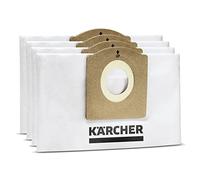Karcher Fleece Filter Bags for WD 1 Compact Cordless Vacuum Cleaner – Pack of 4