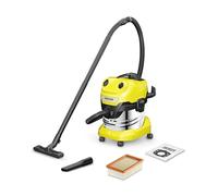 Karcher WD 4 S V 20 5 22 Yellow And Silver Wet And Dry Vacuum Cleaner