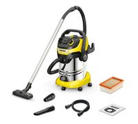 Kärcher 1.628-378.0, WD 6 P Premium Wet & Dry Vacuum Cleaner, Yellow, 1300 W, 30 liters
