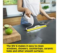 Kärcher Window Vac WV 6 Plus, Extra Long Battery Running Time of 100 min, LED Ba