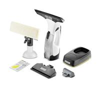 Kärcher Window Vacuum Cleaner WV 5 Plus N Battery, with Additional Battery, LED Charge Level Indicator, 2 Suction Nozzles, Spray Bottle with Microfibre Cover, 20 ml Window Cleaner Concentrate