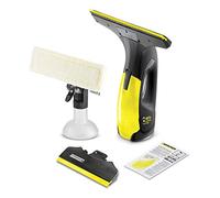 Kärcher battery window vacuum WV 2 Premium Black Edition (battery life: 35 min, 2 suction nozzles - narrow / wide, spray bottle with microfiber cover, window cleaner concentrate 20 ml)