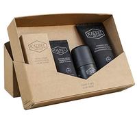 Kaerel Skin Care For Men Amazing Quadri Gift Set: Facial cream 75ml, Shaving Cream 100ml, Hair&Body Wash 200ml, Roll-On 75ml