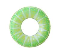 Kaerm Cute Swim Rings Inflatable Big Floaties Beach Swimming Toys Fruits Painting Raft for Pool Water Activities Green 60