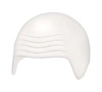 Kaerm Realistic Textured Bald Cap With Wrinkle Details Latex Fake Scalp For Halloween Witch Wizard Grandpa Costume White One Size