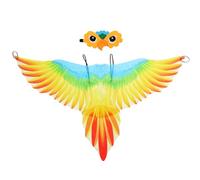 Kaerm Safe Kids Parrot Wings Lightweight Breathable Design With Adjustable Straps For Extended Comfortable Wear Orange One Size