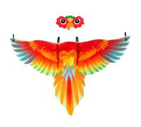 Kaerm Safe Kids Parrot Wings Lightweight Breathable Design With Adjustable Straps For Extended Comfortable Wear Red One Size