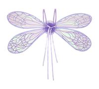 Kaerm Ultra-bright Led Dragonfly Wing Costume Feather-light Design With Battery Life Eye-catching Dance Accessory Purple One Size