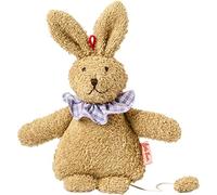 Käthe Kruse Classic Musical Bunny Soft Plush Toy Teddy Brown