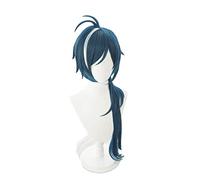 Kaeya Cosplay Wig Genshin Impact Cosplay Blue Heat Resistant Synthetic Hair Kaeya Halloween Cosplay