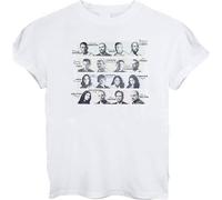 KAFANSHI Prison Break All Characters Scofield Burrows Sucre Men T-Shirt White M