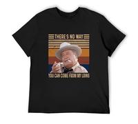 KAFANSHI Smokey and The Bandits Buford T. Justice There's No Way, You Can Come from My Loins Vintage Unisex Tshirt Black 3XL